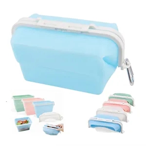 Collapsible Silicone Storage Box | https://www.bestnamebadges.com