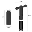 Folding Fan USB Charging Handheld | https://www.bestnamebadges.com