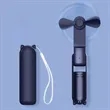 Folding Fan USB Charging Handheld | https://www.bestnamebadges.com