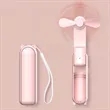 Folding Fan USB Charging Handheld | https://www.bestnamebadges.com