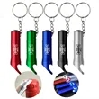 LED Light Beer Bottle Opener Keychain | https://www.bestnamebadges.com