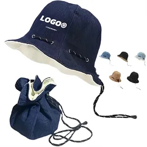 Reversible Fisherman Adjustable Drawstring And Crossbody Bag