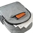 Solid Color Heather Lite Laptop Backpack W/ Braided Handle | https://www.bestnamebadges.com