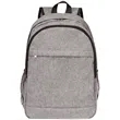 Solid Color Heather Lite Laptop Backpack W/ Braided Handle | https://www.bestnamebadges.com