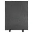 7" x 9" Rectangle Slate Decor with Plastic Feet | https://www.bestnamebadges.com