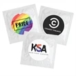 Individual Condom w/ Round 4 Color Process Printing Decal | https://www.bestnamebadges.com