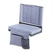 Padded Foldable Bleacher Stadium Seats Ocean | https://www.bestnamebadges.com