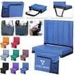 Padded Foldable Bleacher Stadium Seats Ocean | https://www.bestnamebadges.com