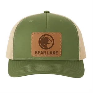 Richardson Trucker Rope Hat w/Leather Patch or Embroidery