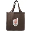 Reusable Thunder Non-Woven Grocery Tote Bag W/ Gusset | https://www.bestnamebadges.com