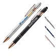 Rose Gold Trim Stylus Pen | https://www.bestnamebadges.com