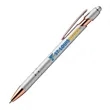 Rose Gold Trim Stylus Pen | https://www.bestnamebadges.com