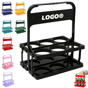 Collapsible Bottle Carrier Rack for Sports and Bars Basket