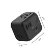 Universal Travel Adapter With USB C Charging Ports | https://www.bestnamebadges.com