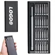 25 In 1 Precision Aluminum Alloy Screwdriver Tool Set Kit | https://www.bestnamebadges.com