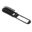Foldable Travel Hair Brush With Mirror Compact In Stock | https://www.bestnamebadges.com