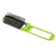 Foldable Travel Hair Brush With Mirror Compact In Stock | https://www.bestnamebadges.com