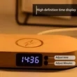 Multifunction Wooden LED Desk Lamp with Wireless Charger | https://www.bestnamebadges.com