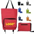 25L Portable Oxford Fabric Shopping Bag Wheels Foldable | https://www.bestnamebadges.com