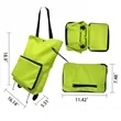 25L Portable Oxford Fabric Shopping Bag Wheels Foldable | https://www.bestnamebadges.com