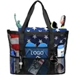 Mesh Beach Tote Bag Grocery Storage Net Pouch | https://www.bestnamebadges.com