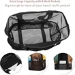 Mesh Beach Tote Bag Grocery Storage Net Pouch | https://www.bestnamebadges.com