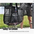Mesh Beach Tote Bag Grocery Storage Net Pouch | https://www.bestnamebadges.com