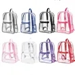 Clear Backpack School Book Bag Transparent Daypack | https://www.bestnamebadges.com
