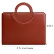 A4 Conference Folder Zippered PU File Case | https://www.bestnamebadges.com
