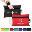 8.5" x 6" Ripstop Utility Zipper Pouch With Carabiner | https://www.bestnamebadges.com