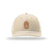 Richardson 5Panel Rope Cap w/Leather Patches or Embroidery | https://www.bestnamebadges.com