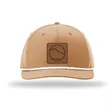 Richardson 5Panel Rope Cap w/Leather Patches or Embroidery | https://www.bestnamebadges.com