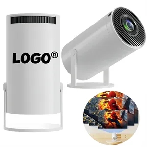 Mini 1080P Portable Projector 4K HD for Home Outdoor Use