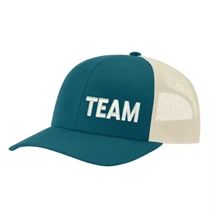 Embroidered Richardson Garment Washed Snapback Trucker Cap