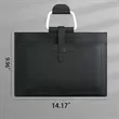 Faux Leather Document Bag With Handle For Office And Events | https://www.bestnamebadges.com