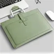 Faux Leather Document Bag With Handle For Office And Events | https://www.bestnamebadges.com