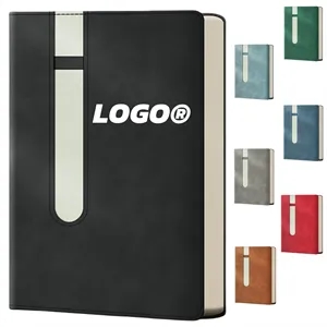 A5 PU Leather Notebook With Pen Holder For Office And Gifts