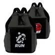 Premium 1200D Fusion Sport Drawstring Backpack 14"x18"x7" | https://www.bestnamebadges.com
