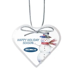 Starfire Ornament - Heart VividPrint™ | https://www.bestnamebadges.com