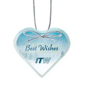 Jade Ornament - Heart VividPrint™ | https://www.bestnamebadges.com