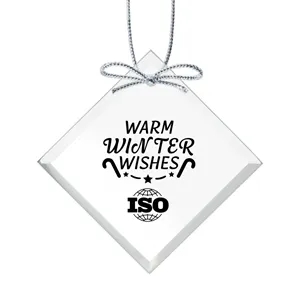 Starfire Ornament - Square Imprinted | https://www.bestnamebadges.com