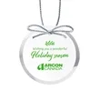 Starfire Ornament - Round Imprinted | https://www.bestnamebadges.com