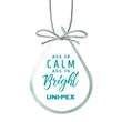 Jade Ornament - Teardrop Imprinted | https://www.bestnamebadges.com