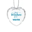 Optical Ornament - Heart Imprinted | https://www.bestnamebadges.com