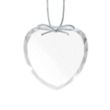 Optical Ornament - Heart Imprinted | https://www.bestnamebadges.com