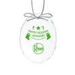 Optical Ornament - Oval Imprinted | https://www.bestnamebadges.com