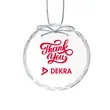 Optical Ornament - Round Imprinted | https://www.bestnamebadges.com