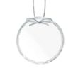 Optical Ornament - Round Imprinted | https://www.bestnamebadges.com