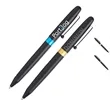Sleek Metal Barrel Style Pens | https://www.bestnamebadges.com