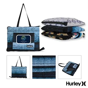 Hurley® Water Resistant Outdoor Packable Mat | https://www.bestnamebadges.com